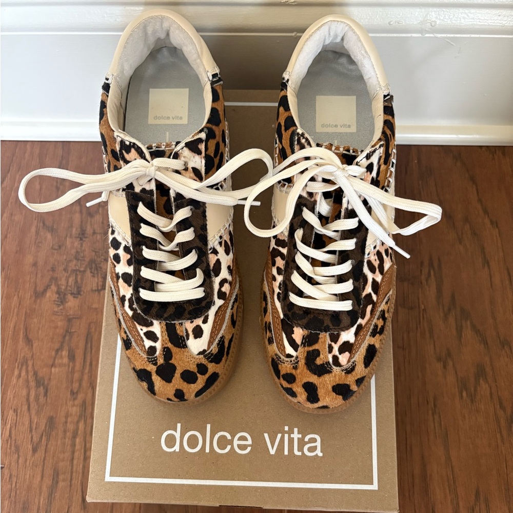 NEW Dolce Vita Notice Stitch Leopard Multi 7.5